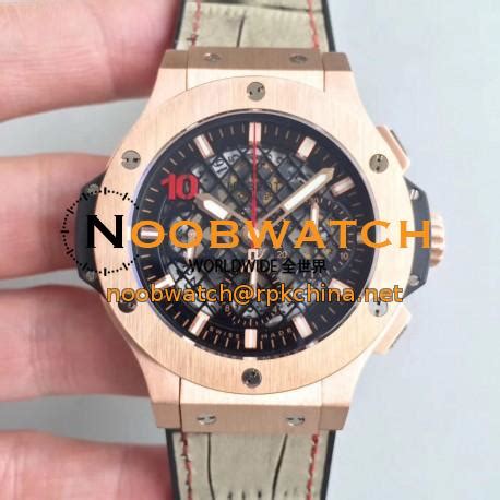 hublot big bang aero bang gold replica|hublot 18k with rubber strap.